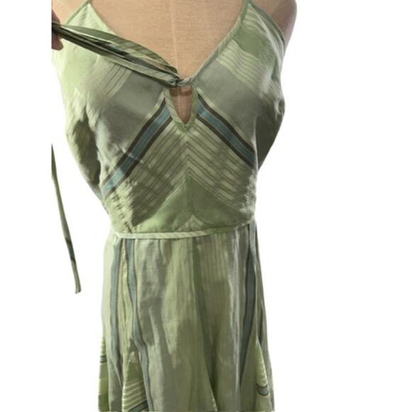 "MAX & CLEO" Vintage Y2K Fairy Whimsical Babydoll Keyhole Halter Sexy Midi - Picture 3 of 11